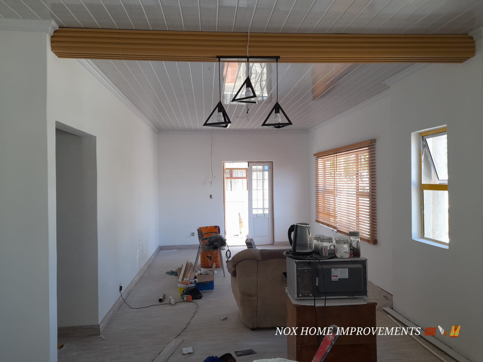 Ceiling, wall painting and lighting Installations