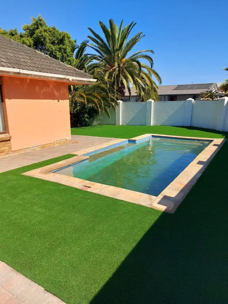 Completed backyard project Western Cape